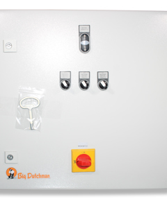 Control cabinet f/3cable winches 0.75kW 400V key button ope.